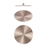 Zen Ss316L 300Mm Round Nero Shower Head - Brushed Bronze